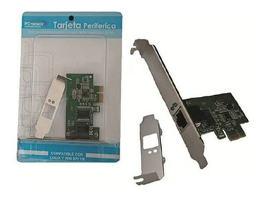 TARJETA DE RED 10/100/1000MBPS RJ45 PCI-E PC-TRONIX - 2