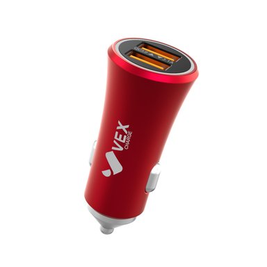 CARGADOR VEX AUTO 5A 2 PUERTOS USB