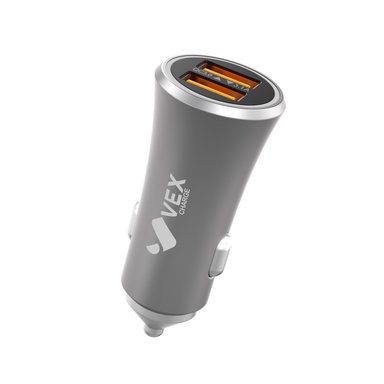 CARGADOR AUTO 5A 2 PUERTOS USB