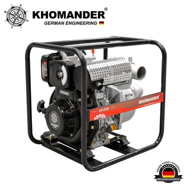MOTOBOMBA KHOMANDER KH30D PETROLERA DIESEL 3X3 7.5 HP