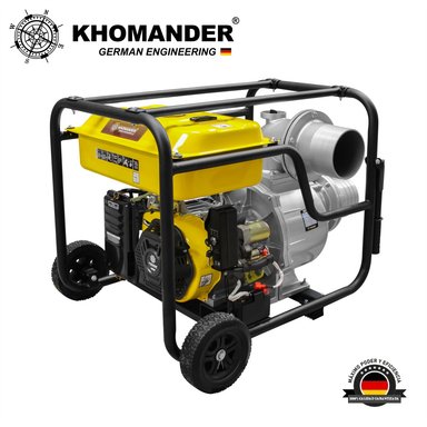 MOTOBOMBA KHOMANDER WP60T AUTOCEBANTE 6' X 6' GASOLINA 18 HP
