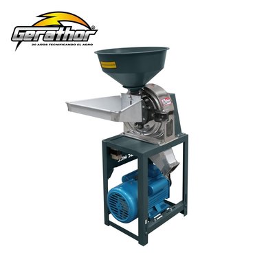 MOLINO DE ACERO INOXIDABLE GRANOS SECOS 150-200 KGH - GERATHOR