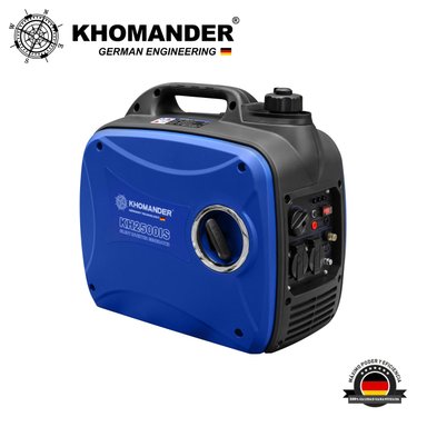 GENERADOR KHOMANDER KH2500IS INVERTER GASOLINERO SILENCIOSO 2500 W