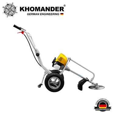 MOTOGUADAÑA TIPO CARRITO - DESBROZADORA CON MOTOR DE 4 TIEMPOS - KHOMANDER