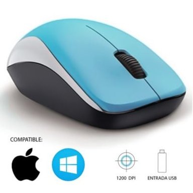 MOUSE GAMER INALÁMBRICO GENIUS NX-7000 AZUL - 1