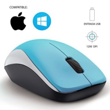 MOUSE GAMER INALÁMBRICO GENIUS NX-7000 AZUL - 6