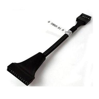 ADAPTADOR UNIVERSAL PLACA USB 3 20 PINES MACHO A 2.0 9 PINES HEMBRA - 1