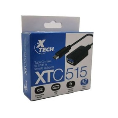 ADAPTADOR XTECH XTC 515 USB-C A USB-A HEMBRA CABLE DATOS - 2