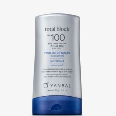 PROTECTOR SOLAR UNIQUE YAMBAL TOTAL BLOCK SUNSCREEM SPF100 80G