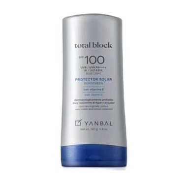 PROTECTOR SOLAR UNIQUE YANBAL JUMBO TOTAL BLOCK SPF100 140G