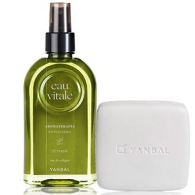 COLONIA UNIQUE RELAJANTE JABON BARRA EAU VITALE TE VERDE MUJER 200 ML