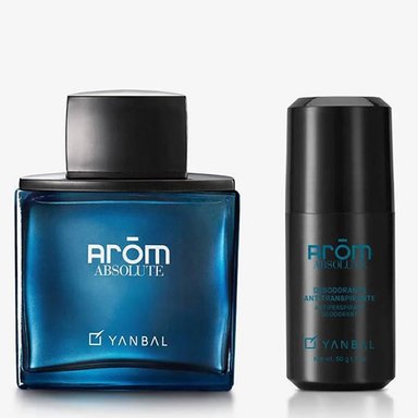 SET PERFUME UNIQUE AROM ABSOLUTE HOMBRE 90ML + DESODORANTE
