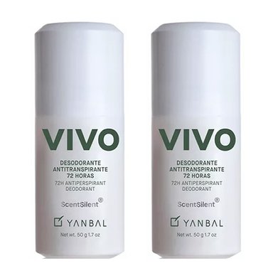 SET 2X1 DESODORANTE DE HOMBRE ROLL ON VIVO 50G