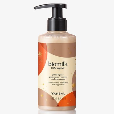 JABÓN YANBAL 190ML LÍQUIDO BIOMILK LECHE VEGETAL ESFERAS EDL - 1