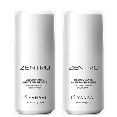 PACK 2 DESODORANTE YANBAL ZENTRO PERFUMADO ROLL ON 50 GR