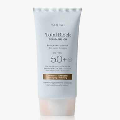 FOTOPROTECTOR FACIAL GEL VELVET TOTAL BLOCK DERMAFUSIÓN SPF 50+ - 1