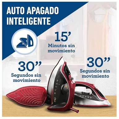 PLANCHA OSTER 2200W GCSTAC6953 DE VAPOR CON TECNOLOGÍA AEROCERÁMICA - 5