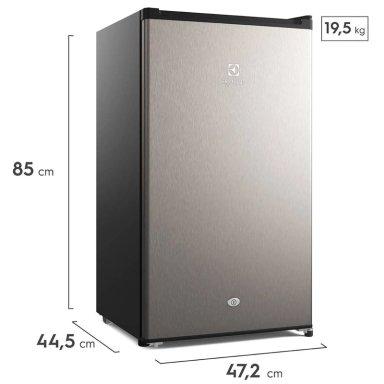 FRIGOBAR ELECTROLUX FROST 90LTS ERD090G2HWG GRIS - 2