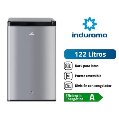 FRIGOBAR INDURAMA RI-159CR 122 LITROS CROMA - 1