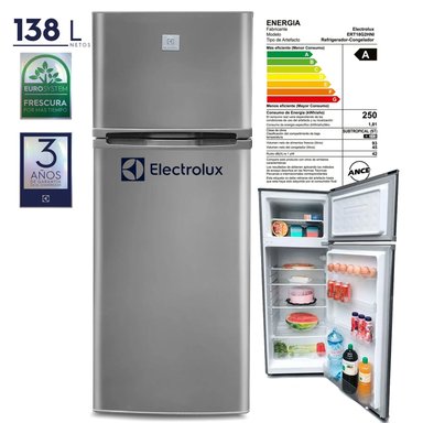 REFRIGERADORA ELECTROLUX TOP MOUNT FROST 138 LTS ERT18G2HNI