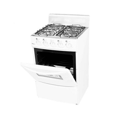 COCINA 4 HORNILLAS FADIC CON RESPALDAR Y HORNO 20 4H BLANCO +PROTECTOR SAMI - 2