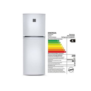 REFRIGERADORA ELECTROLUX 138L FROST 2 PUERTAS BLANCO ERT18G2HNW - 5