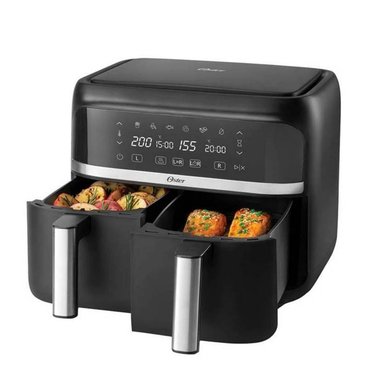FREIDORA DE AIRE OSTER CKSTAF7MCDDF 7,6 LT DUAL DIAMONDFORCE