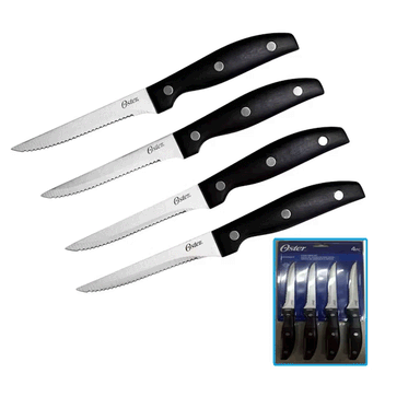 SET DE CUCHILLOS OSTER GRANGER-4 STEAK KNIFE 4 PIEZAS ACERO