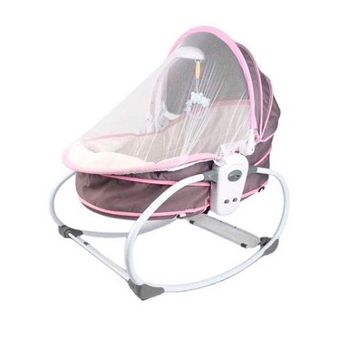 SILLA MECEDORA MOISÉS PORTÁTIL MULTIFUNCIONAL 5 EN 1 NIÑA - 2