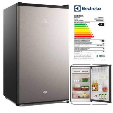 FRIGOBAR ELECTROLUX ERD090G2HWG 90L PREMIUM GRIS
