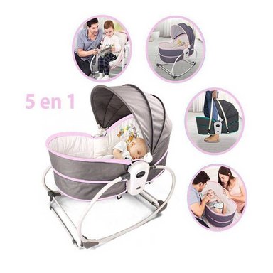 SILLA MECEDORA IDEAL PORTÁTIL MULTIFUNCIONAL 5 EN 1 NIÑA MOISÉS