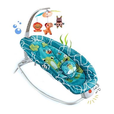 SILLA MECEDORA IDEAL MUSICAL CON VIBRADOR OCEAN NIÑO - 2
