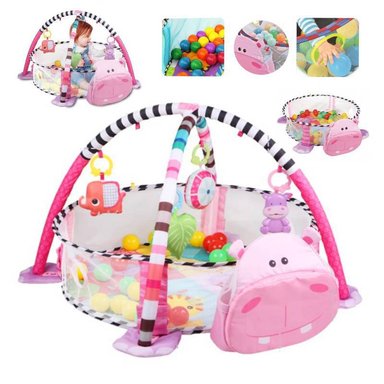 GIMNASIO IDEAL PARA BEBES 3 EN 1 HIPOPÓTAMO