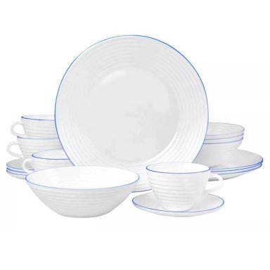 JUEGO VAJILLA OSTER DINNERWARE VIDRIO TEMPLADO 16 PIEZAS