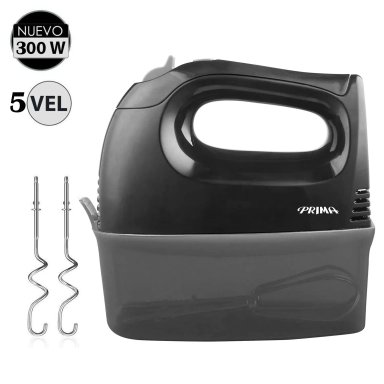 BATIDOR A MANO PRIMA HM429-AN NEGRO 300W