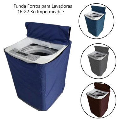 FUNDA PARA LAVADORA 16-22 KG IMPERMEABLE ALEATORIO F1622