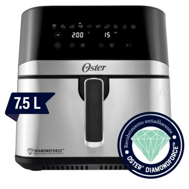 FREIDORA DE AIRE DIGITAL OSTER DIAMONDFORCE 7.5 LTS CKSTAF75DSSDF - 2