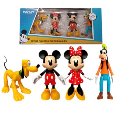 SET DE FIGURAS ARTICULABLES MICKEY MOUSE Y SUS AMIGOS 4PCS GOOFY MM-4DLX