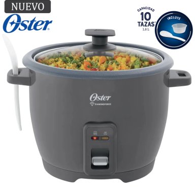 OLLA ARROCERA OSTER DE 1.8L DIAMONDFORCE CKSTRCB10DFSKE GRIS