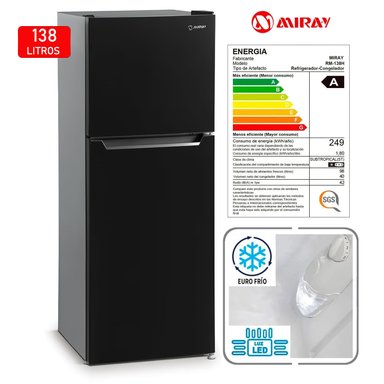 REFRIGERADORA MIRAY RM-138H EUROFRÍO 138L - 1
