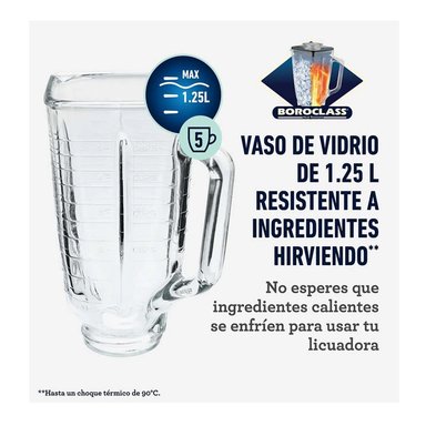 LICUADORA CLASICA OSTER CON PERILLA ERGONOMICA BLST4126R 3 VELOCIDADES - 3