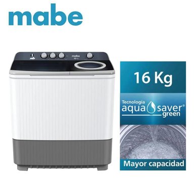LAVADORA SEMIAUTOMÁTICA DE 16 KG BLANCA LMD6124PBBB0 - 1