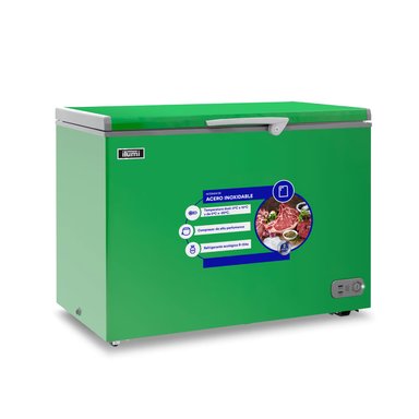 CONGELADOR CON TINA DE ACERO INOXIDABLE DE 340 LITROS TFI-3400GR VERDE - 2
