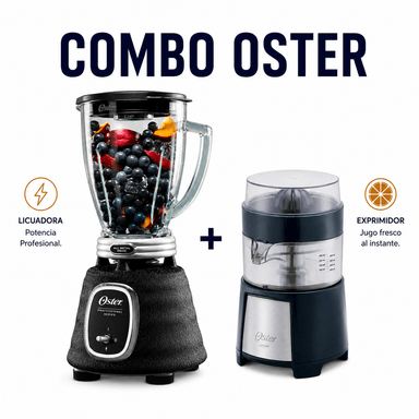 COMBO OSTER LICUADORA BLSTBPST 700W + EXPRIMIDOR FPSTJU4176 - 1