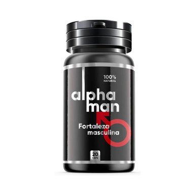 SUPLEMENTOS POTENCIALIZADOR ALPHAMAN 100 NATURAL AUMENTA TU POTENCIA