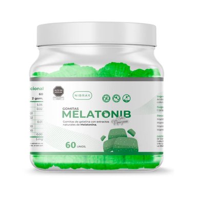 MELATONINA NIBRAY ADULTOS 5 MG 60 GOMITAS MELATONIB