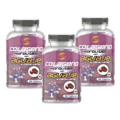 COLAGENO RAMSOL NATURA CON AGUAJE Y CAMU CAMU ATOMIZADO PACK 3 FRASCOS