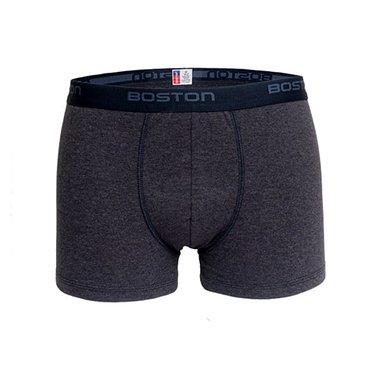 PACK 3 BÓXERS LICRA BOSTON CORTO RIB DO AZUL JASPEADO