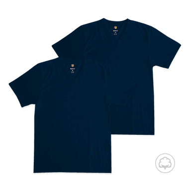 PACK 2 POLOS MANGA CORTA HOMBRE BOSTON CUELLO V ACERO