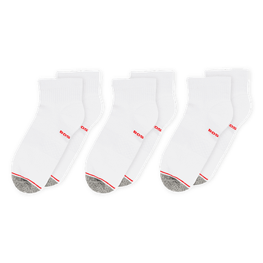 PACK 3 MEDIAS HOMBRE BOSTON TOBILLERAS BLANCO